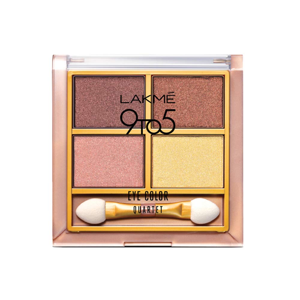 Lakme 9 to 5 Eye Color Quartet Eye Shadow, Desert Rose, 7g at ₹303 – Amazon