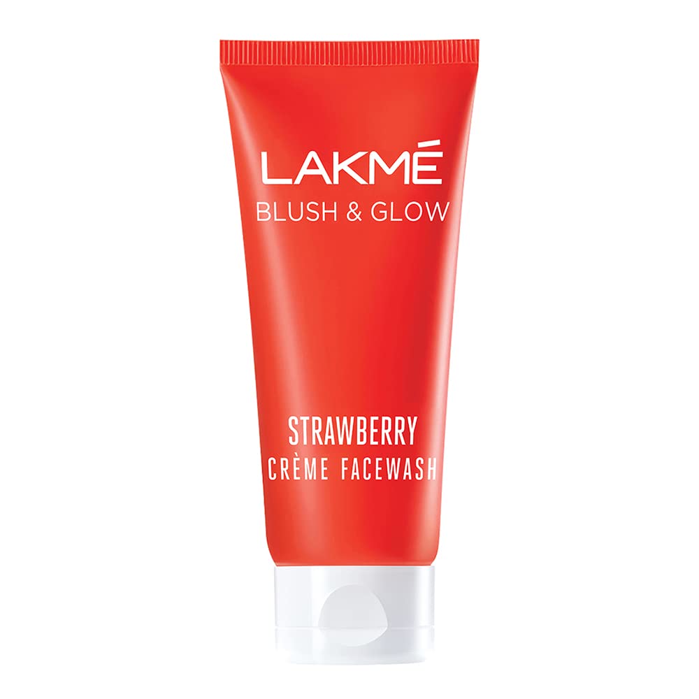Lakme Strawberry Creme Face Wash 100 g at ₹140 – Amazon