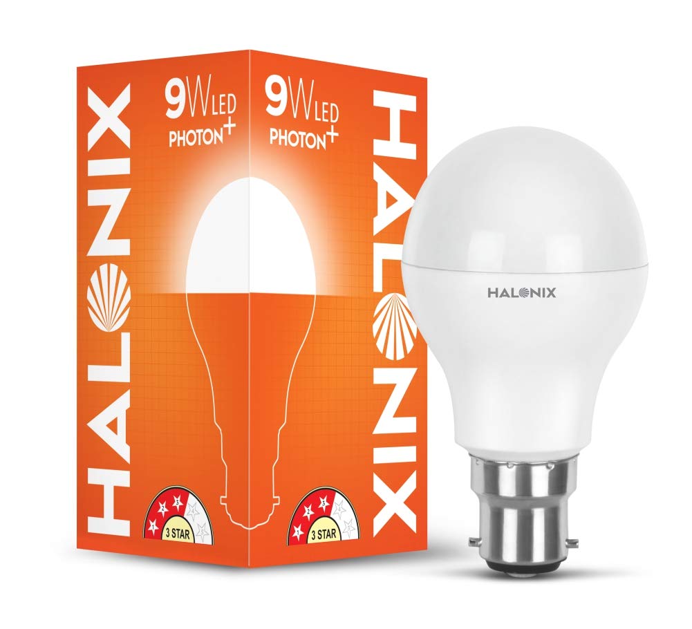 Halonix 9w LED Bulb Astron Plus Base B22 (Cool Day Light) at ₹49 – Amazon