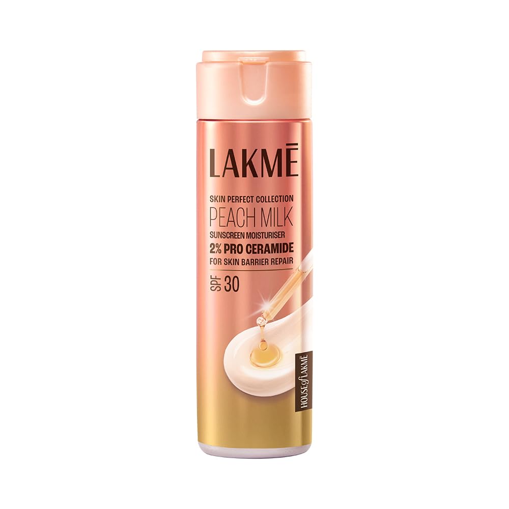 Lakmé Peach Milk Moisturiser SPF 30 at ₹259 (53% Off) – Amazon