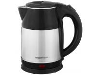 Amazon Basics Electric Kettle 1400 Watts 1.8 litres with Auto-Shut Off | Stainless Steel Inner Body with Cool-Touch Handle and lid | Swivel-Base, Power Indicator (Black and Silver) at ₹690 – Amazon