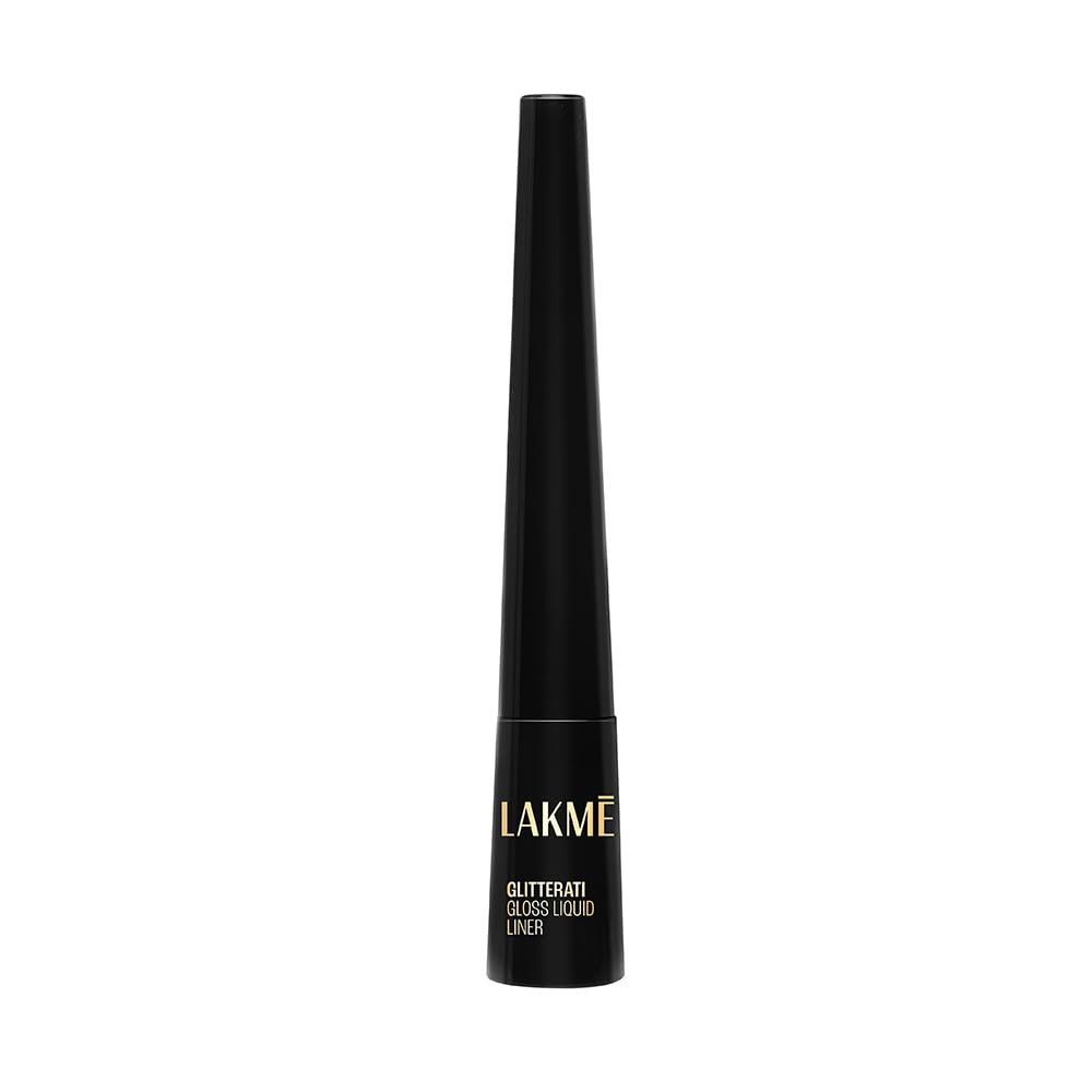 Lakme Absolute Gloss Artist Liquid Eye Liner, Black, Smudge Proof, Long Lasting, 2.5 ml at ₹320 – Amazon