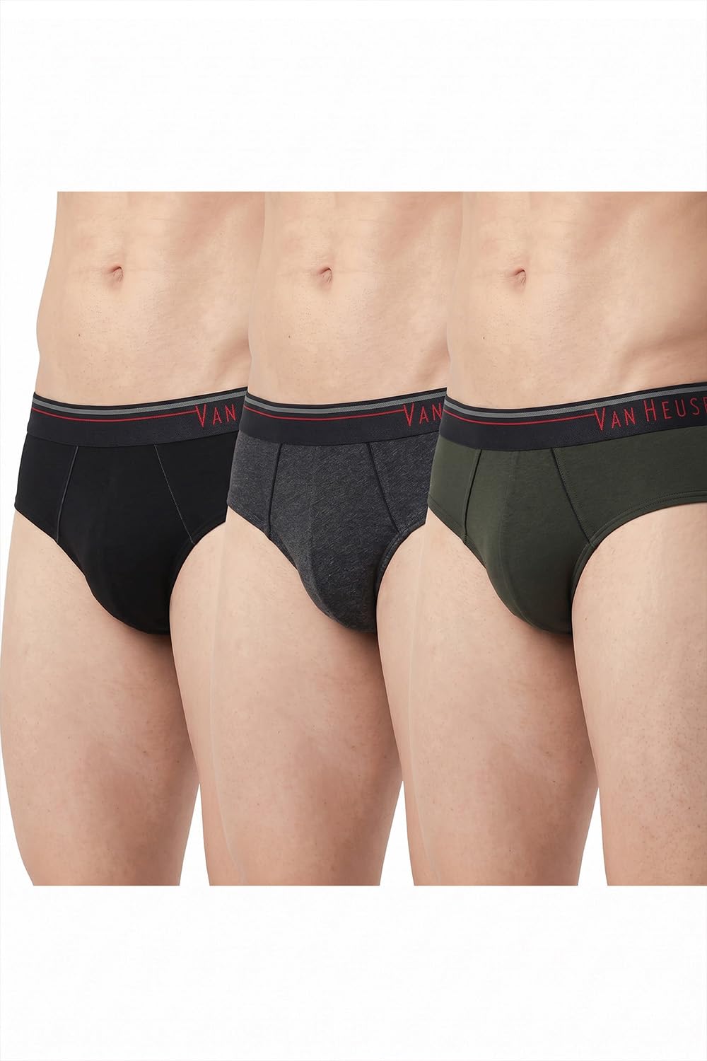 Van Heusen Men’s Cotton Briefs | 100% Cotton | Anti-Bacterial | Sweat Absorbant | Moisture-Wicking | Breathable Combed Cotton for extra comf at ₹394 – Amazon