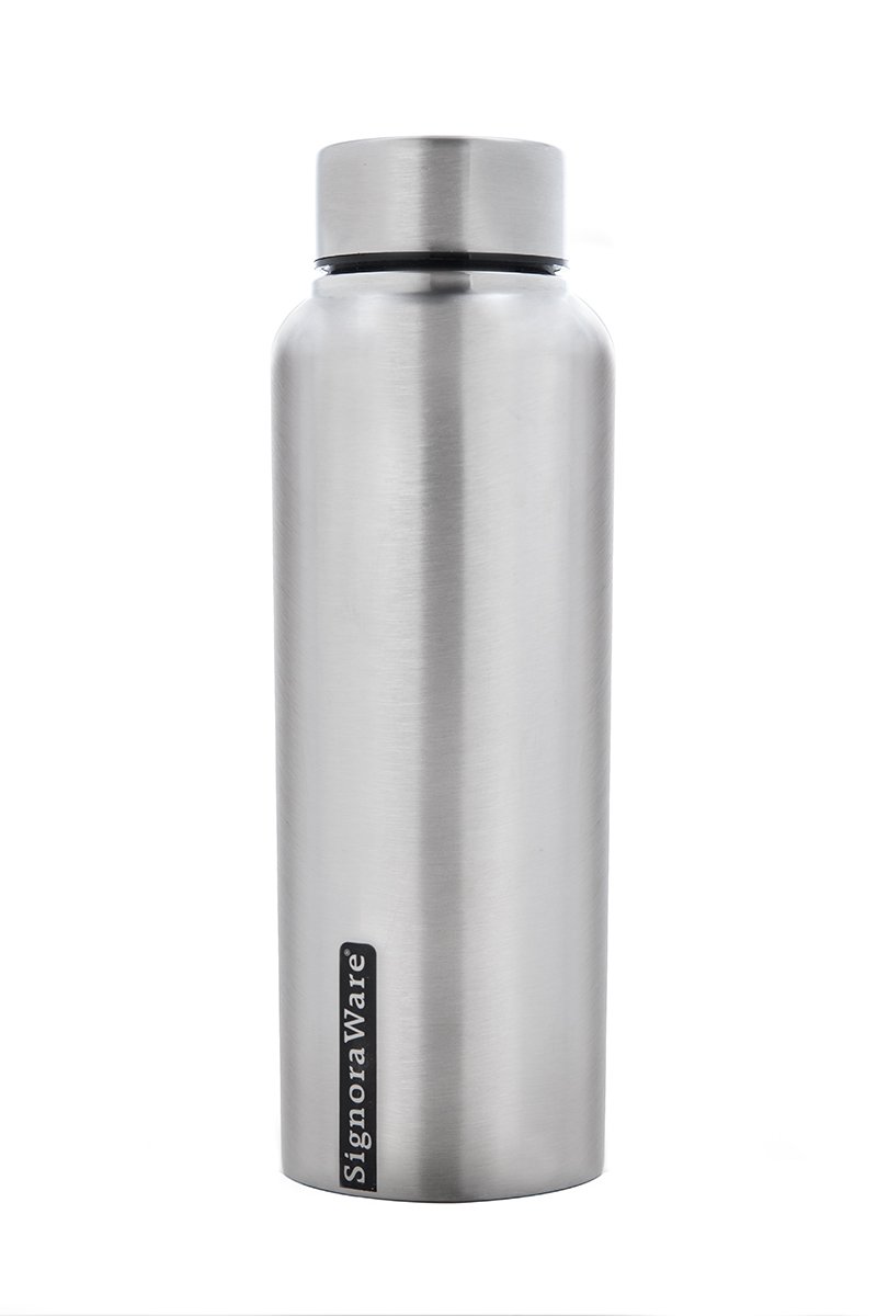 Signoraware Aqua Single Walled Stainless Steel Bottle | Airtight & Leakproof | Compact & Lightweight | Perfect for Office, Gym, School & Tra at ₹183 – Amazon