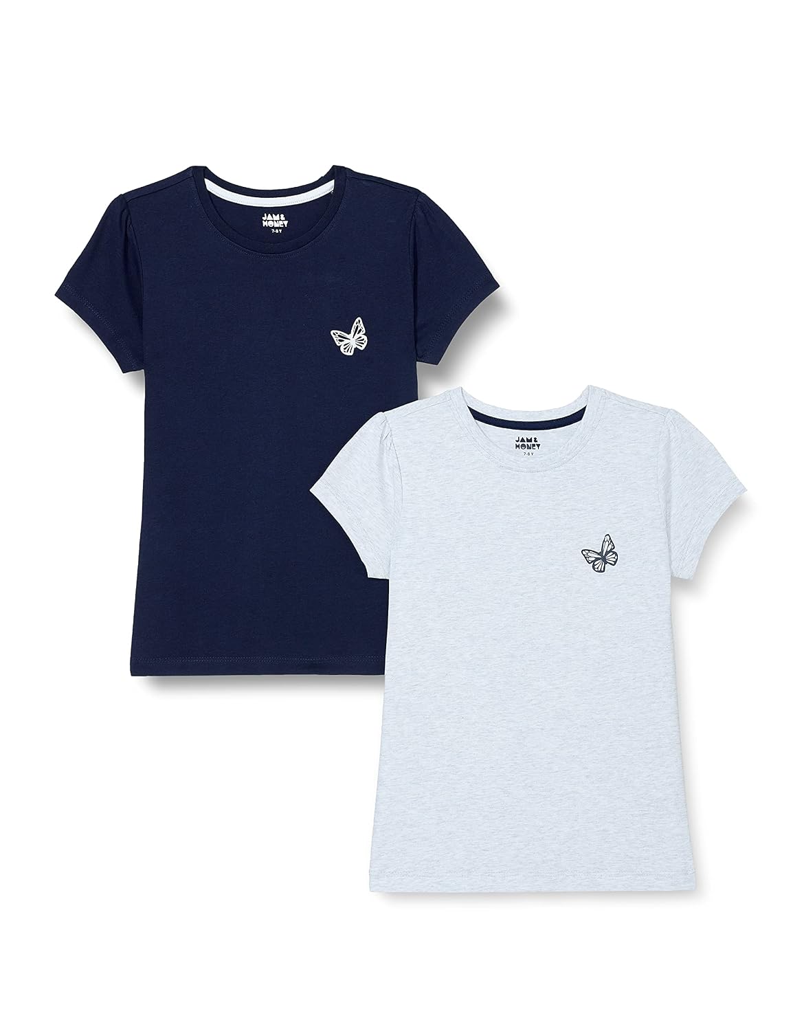Symbol Regular Fit Girls 100% Cotton Solid Print Half Sleeves T-Shirt | Age 2-12 Years at ₹199 – Amazon