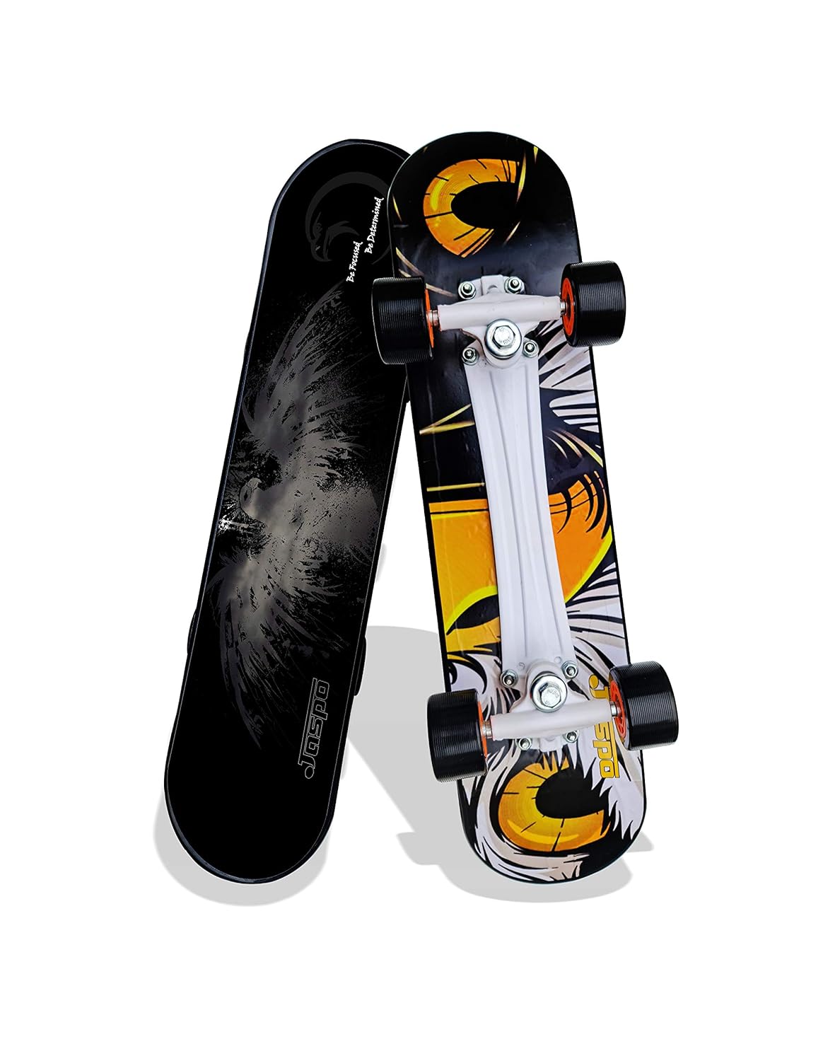 Jaspo Power Kids 26" inches Skateboard for Beginners Boys & Girls (6 Years & Above, Skate-Board, Vinyl, Black) at ₹775 – Amazon