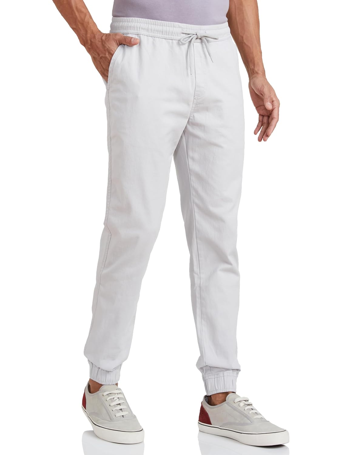 Symbol Men's Stretchable Regular fit Jogger Pants | Chinos | Casual Trousers at ₹499 – Amazon