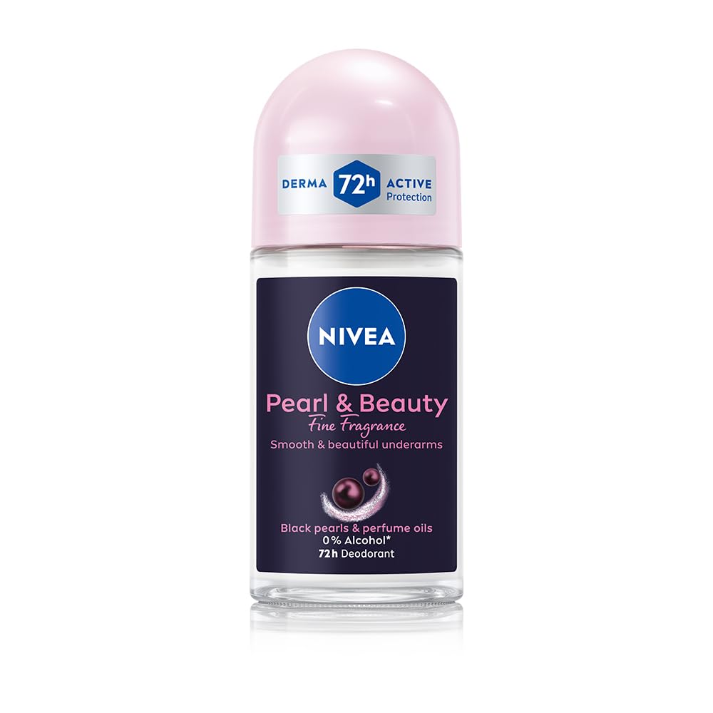 NIVEA Women Pearl & Beauty Roll On Deodorant, Underarm Deodorant with 72H Active Odour Protection, Long-Lasting Floral Fragrance, Underarm R at ₹146 – Amazon