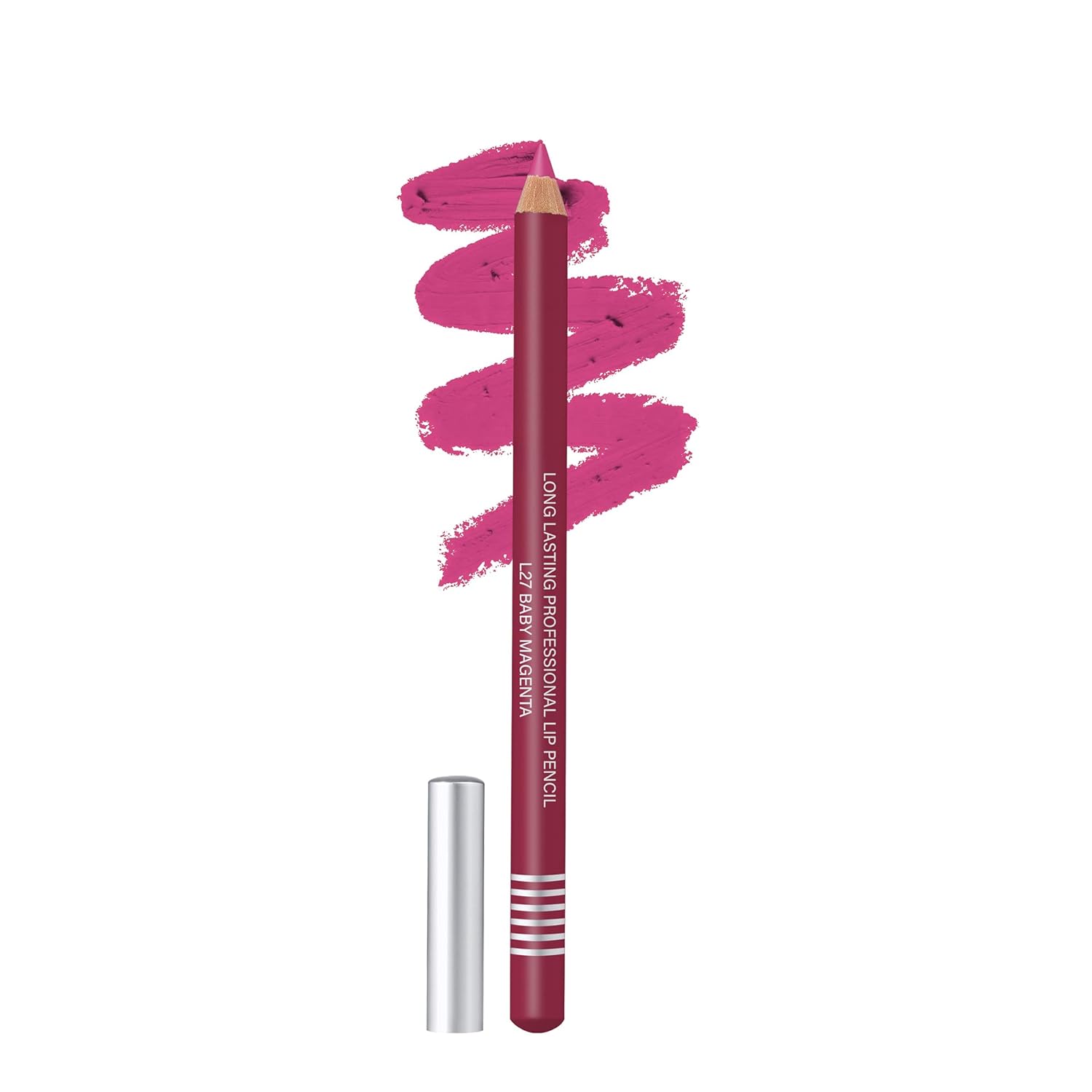 Colors Queen Lip Liner Pencil | Long Lasting & Waterproof Formula | Matte Lip Liner Pencil for Women (L-27, Baby Magenta) at ₹49 – Amazon