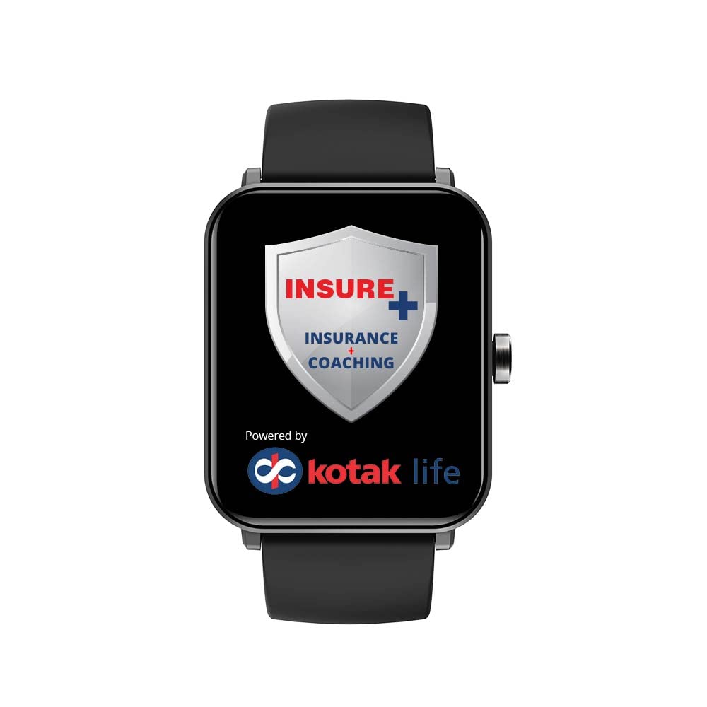 GOQii Insure+ 5 lakhs Health Insurance with Smart Vital Max (Blue) and 3 Months Personal Coaching at ₹1479 – Amazon