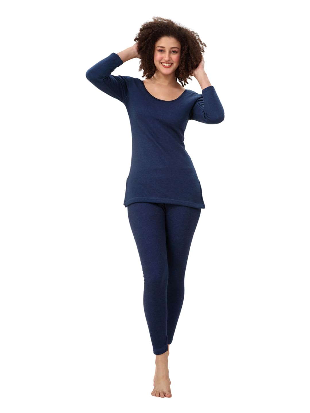 Lux Inferno Ladies Round Neck Thermal Vest | Half Sleeve | Regular Fit | at ₹442 – Amazon