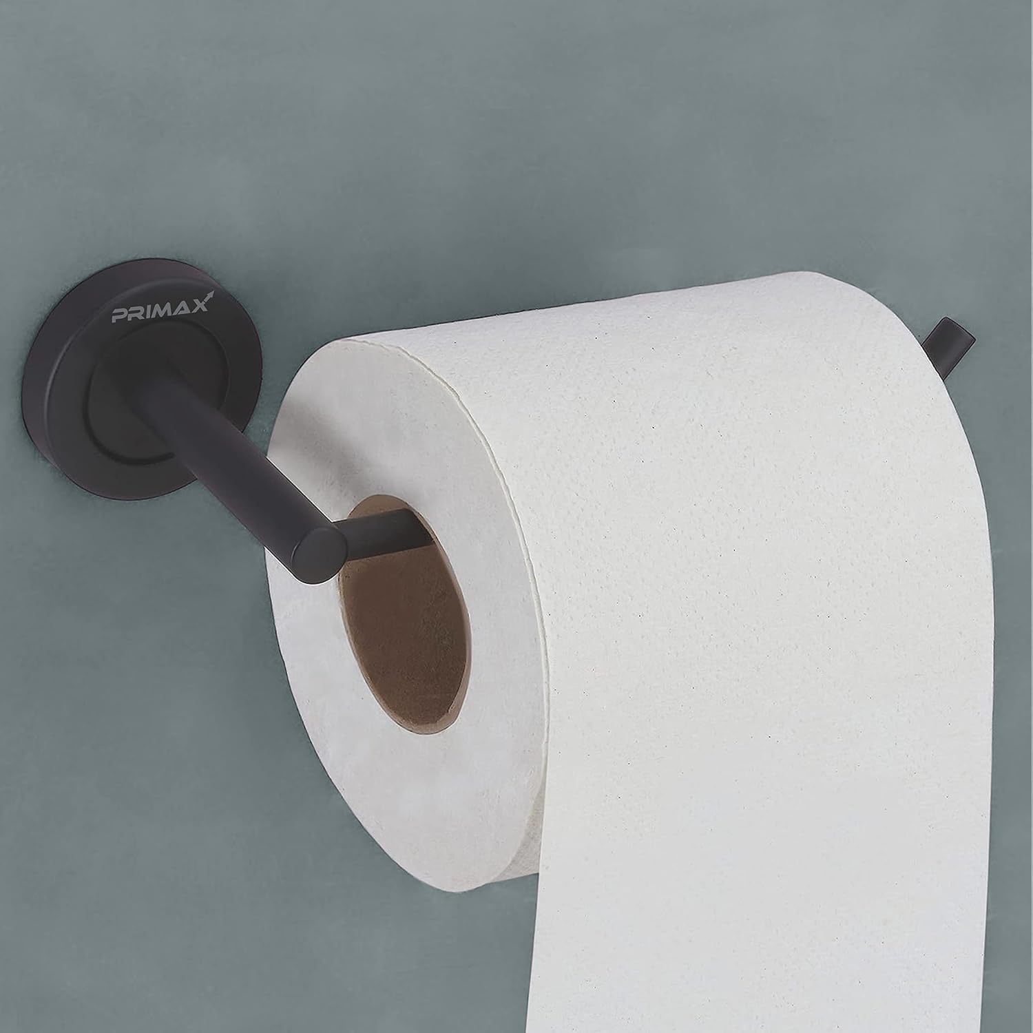 Primax Stainless Steel Toilet Paper Roll Holder/Toilet Paper Holder in Bathroom/Kitchen/Bathroom Accessories (Black) at ₹149 – Amazon