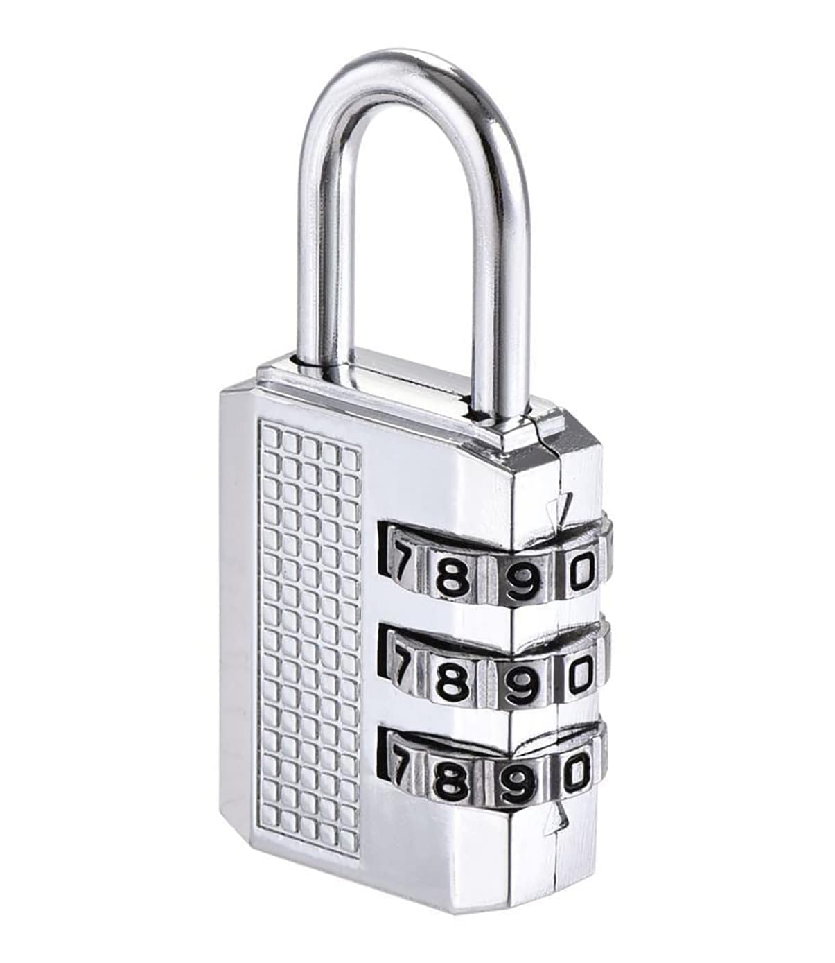 GLUN Stainless Steel Lock Number Steel (B) 3 Code Ch 17C Silver, Keypad at ₹226 – Amazon