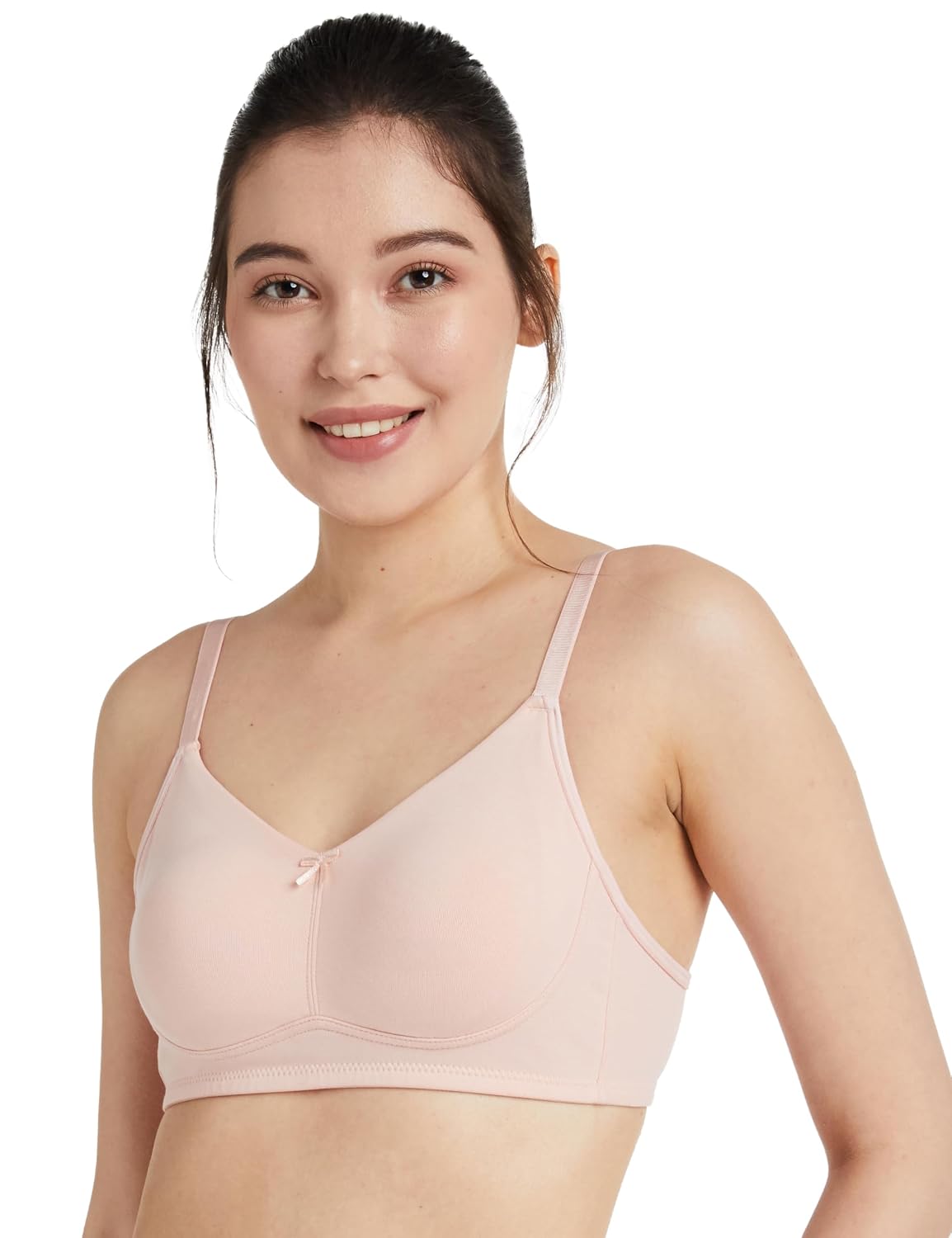 Symbol Women's Cotton Stretch Non Padded Wire Free Full Coverage Lift Up Bra at ₹199 – Amazon