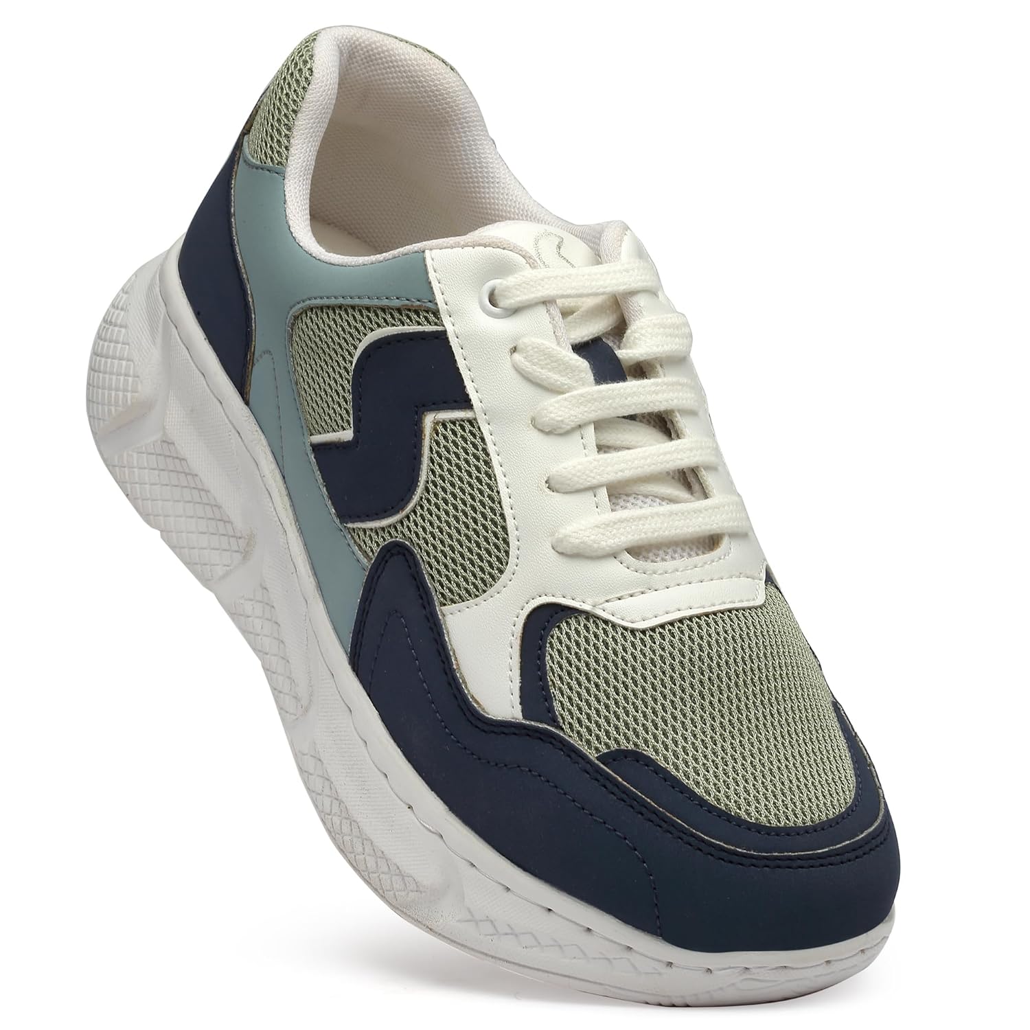 SOLETHREADS Truffle Women Sneaker|Soft Cushioned Insole|Chunky Sole|Lightweight|Comfortable|Stylish|Outdoor|Indoor Party|Anti-Skid|Dynamic F at ₹599 – Amazon