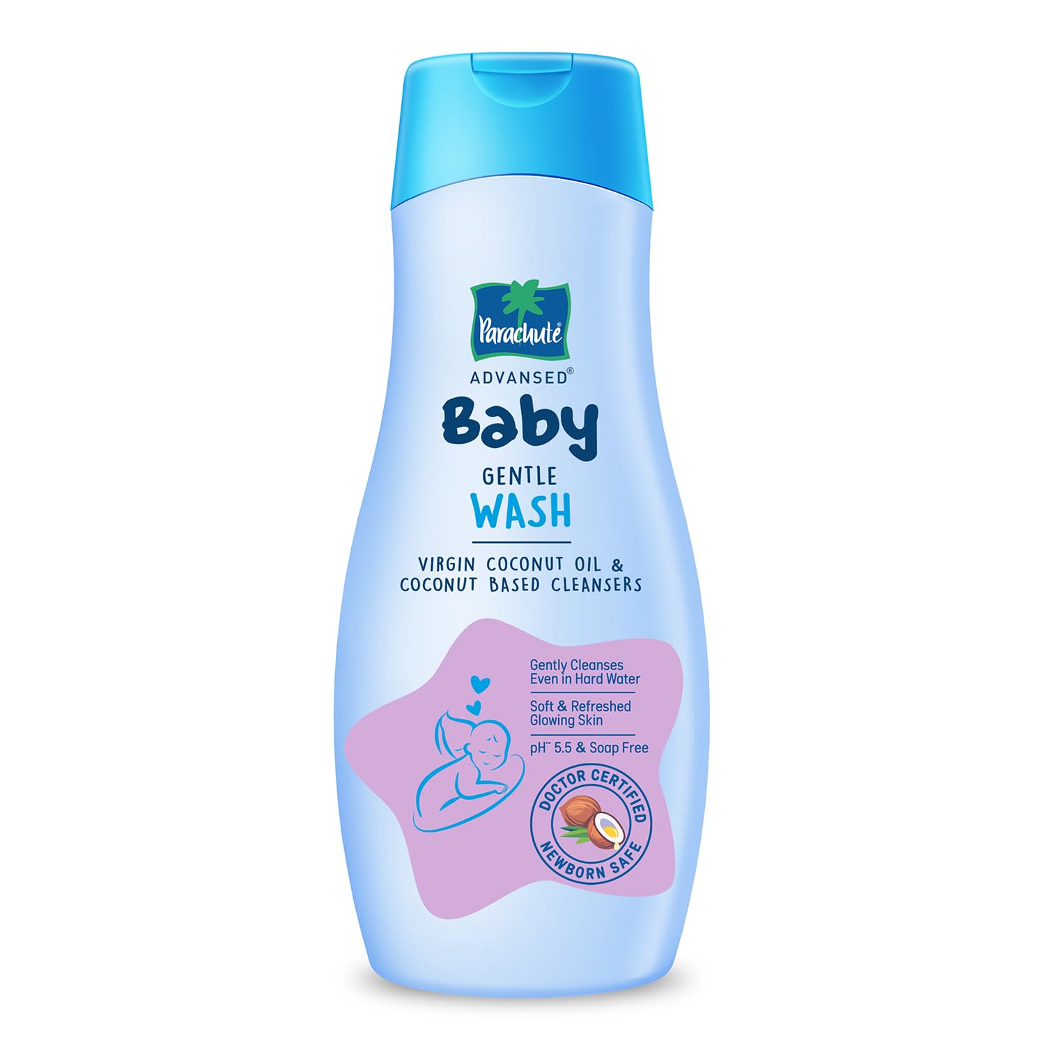 Parachute Advansed Baby Gentle Wash for New Born | Enriched with Virgin Coconut Oil | Gently cleanses in Hard water | Doctor certified | 410 at ₹280 – Amazon