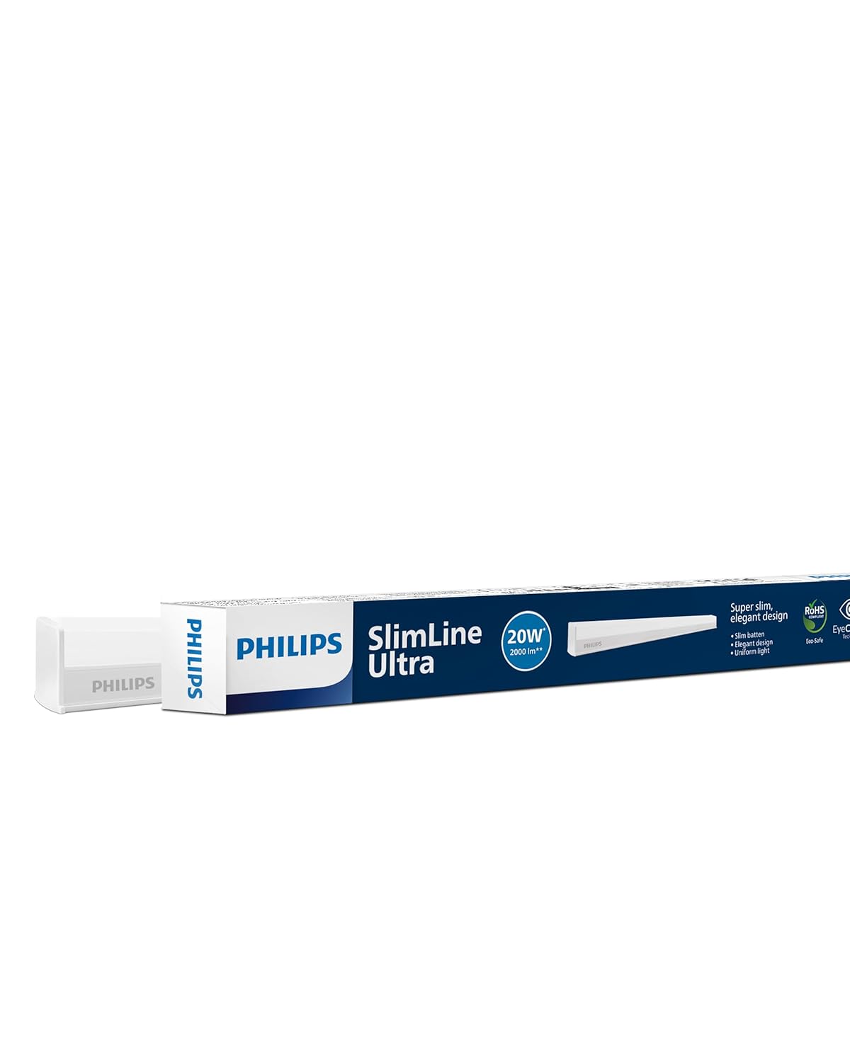 Philips 20-watt LED Batten/Tubelight | Slimline Ultra Compact 4-ft LED Batten for Living Room & Bedroom | Cool Day Light, Pack of 1 at ₹169 – Amazon