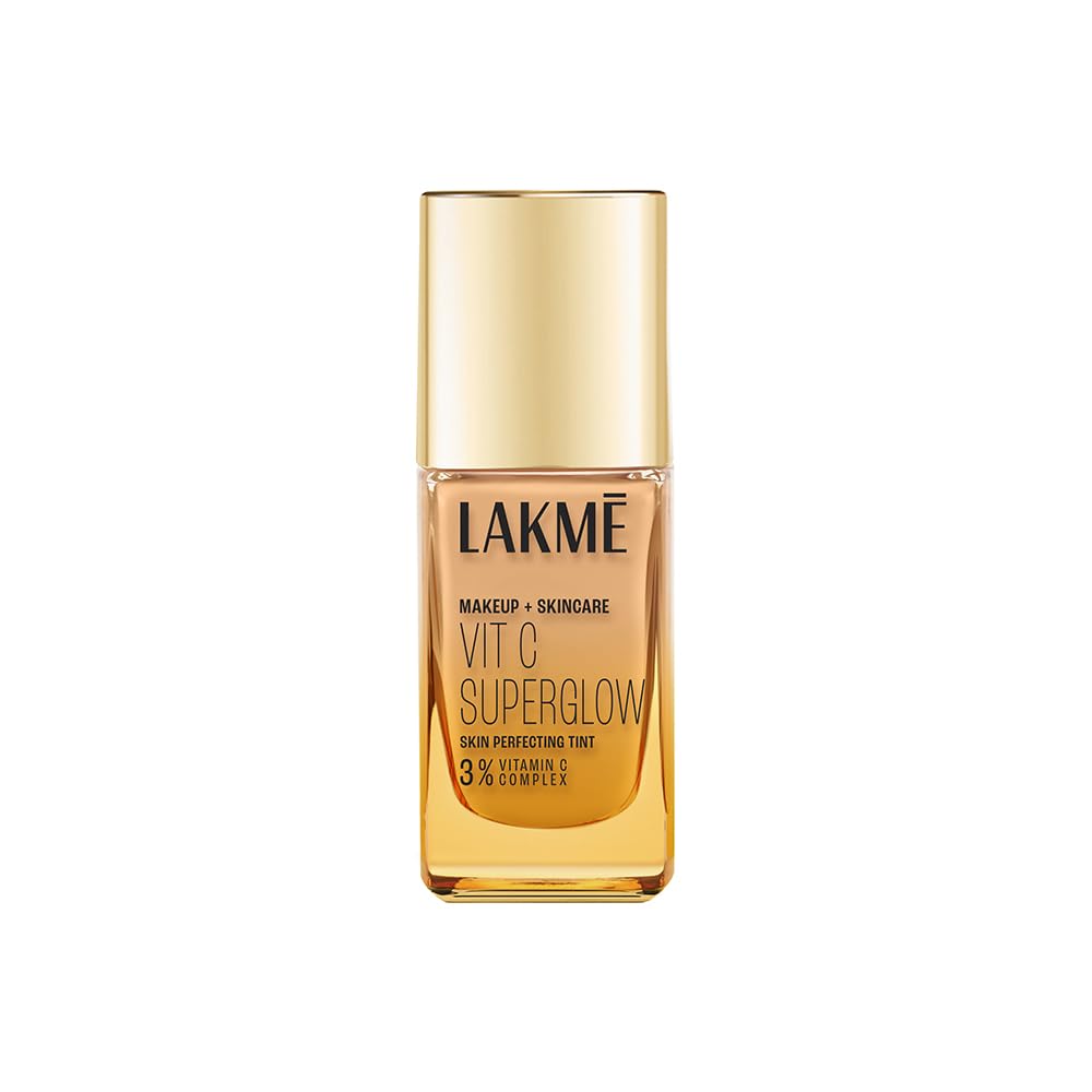Lakme Makeup+Skincare VitC Superglow Skin Perfecting Tint Warm Crème W120 25ml Rs. 68 - Amazon at ₹68 (83% Off) – Amazon