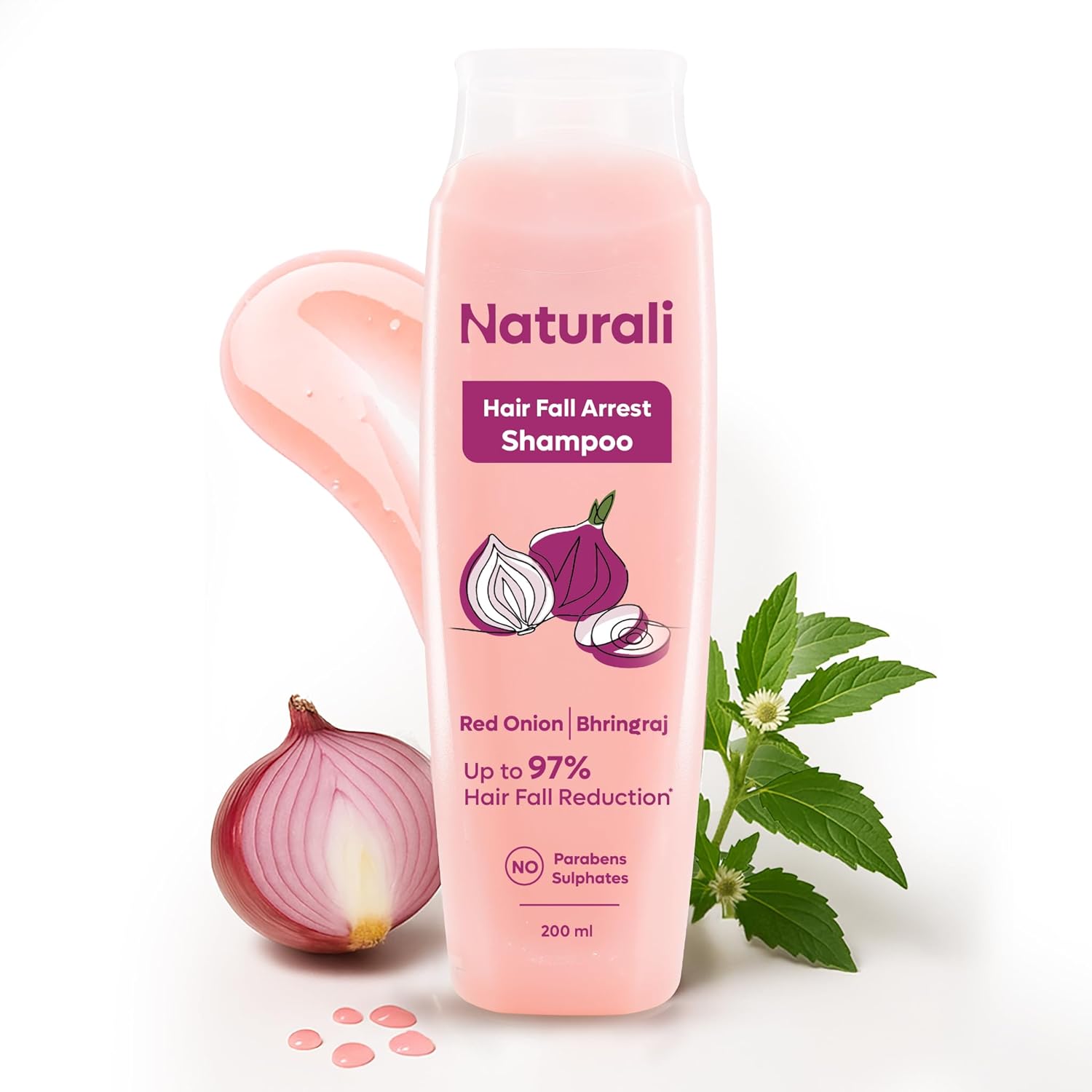 Naturali Hairfall Arrest Shampoo with Red Onion & Bhringraj at ₹239 – Amazon
