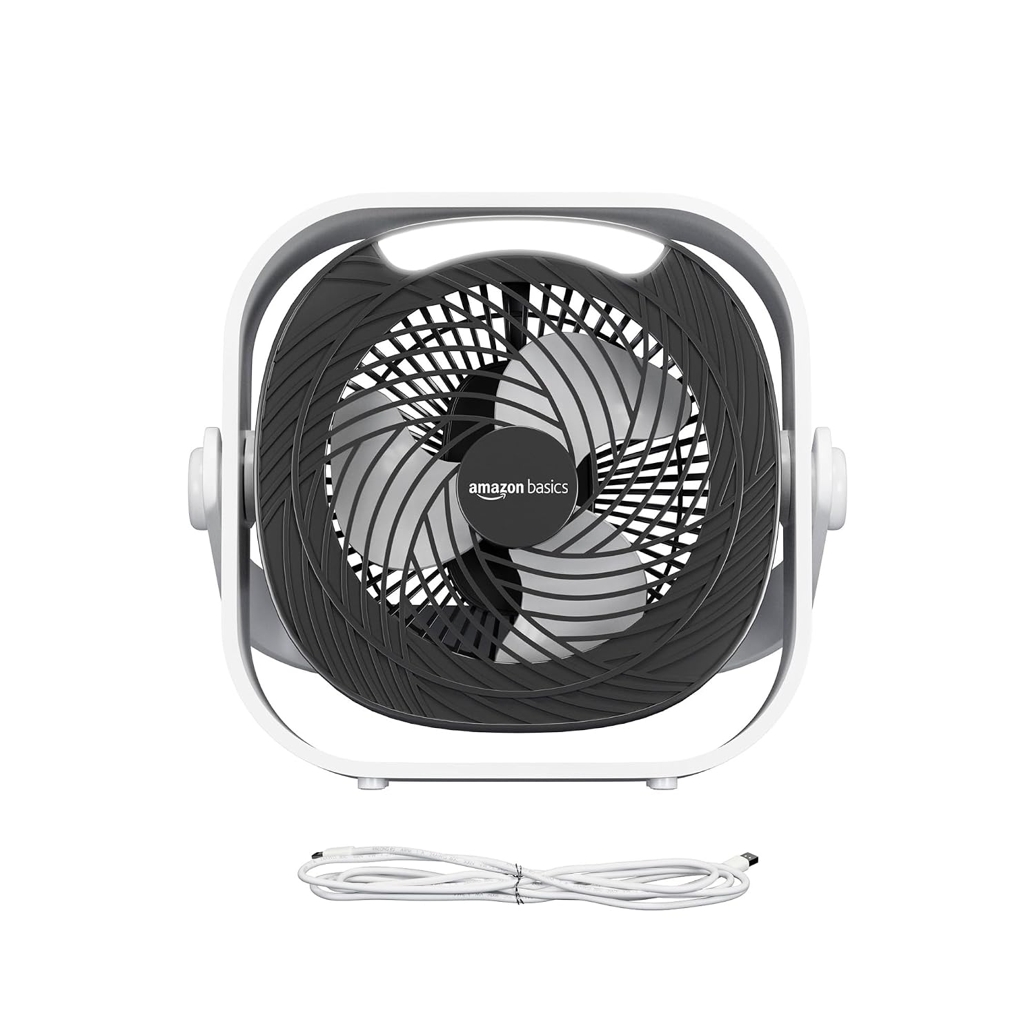 amazon basics Mini Rechargeable Portable Fan with LED Lighting | USB Charging | 3 Speeds & 2 Light Settings | 1800mAh upto 7-Hour Battery Ba at ₹1239 – Amazon
