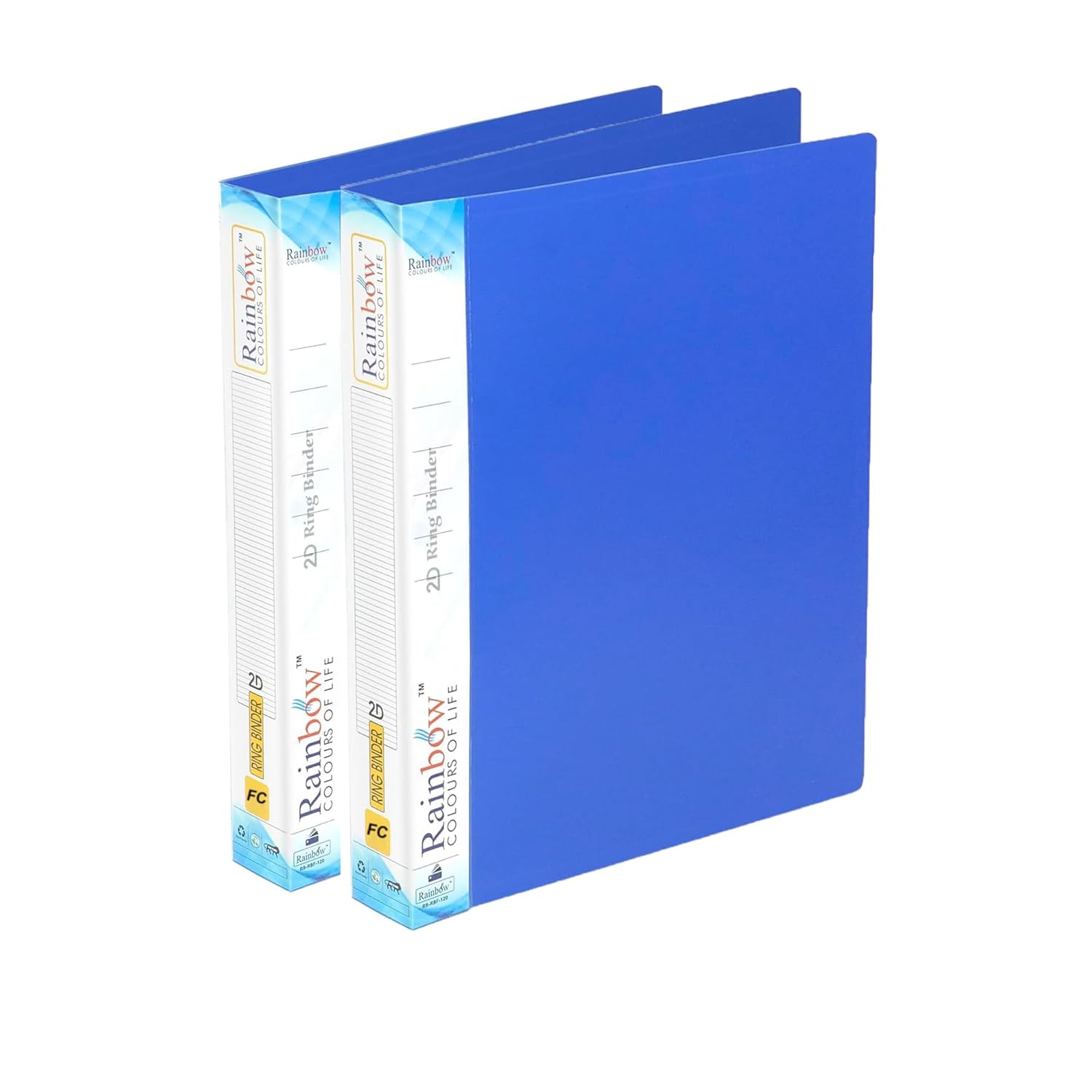 Shuban Plastic File Folder 2D Ring Clip Binder, FC Size Heavy Plastic Tough & Durable Board Box File - 2Pcs at ₹181 – Amazon