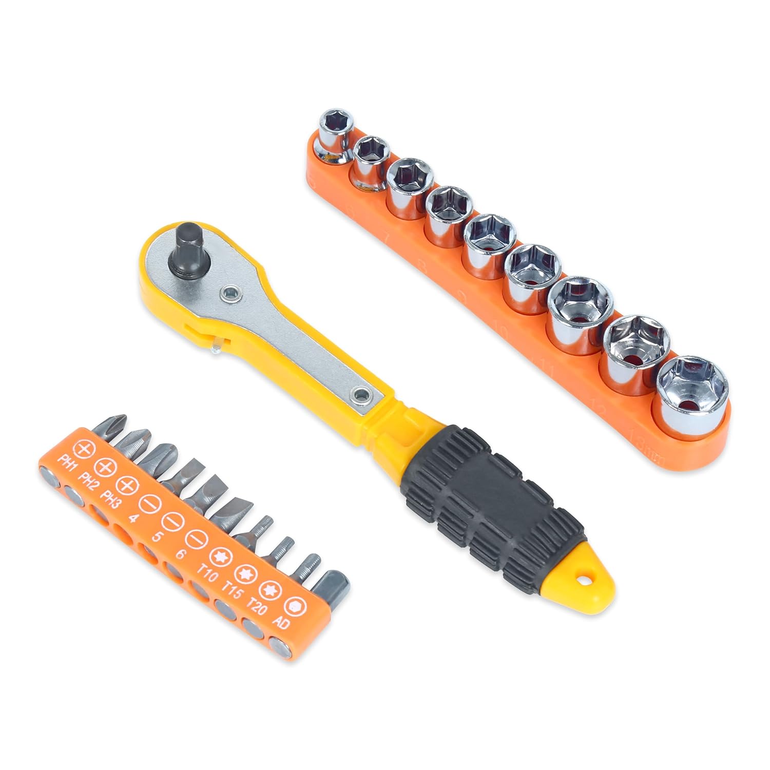 GLUN ® Double-Head Screwdriver Wrench, Combination Screwdriver Rod Ratchet, Mini Tool, Can Be Used For Mechanical Installation, Household Ma at ₹122 – Amazon