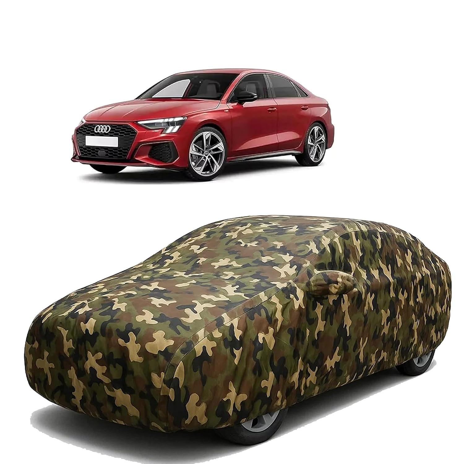 Sulfar 100% Waterproof Car Body Cover Compatible with Mirror at ₹496 – Amazon