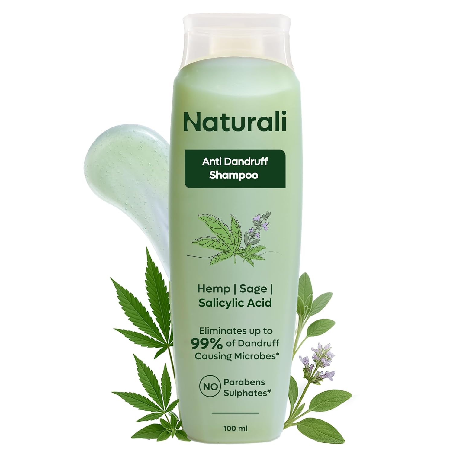 Naturali Anti Dandruff Shampoo with Sage & Salicylic Acid | at ₹99 – Amazon
