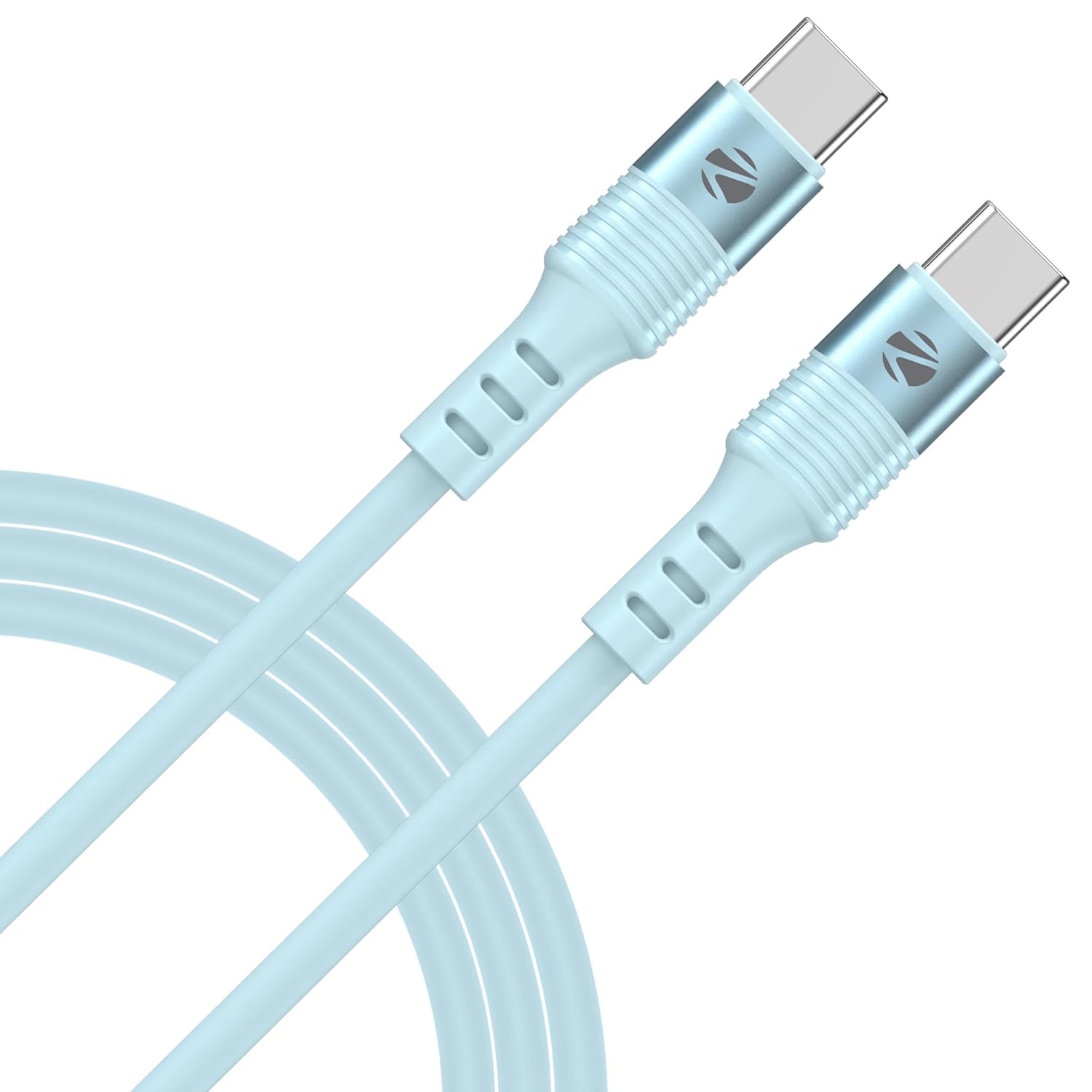 Zebronics Wattz 60CC2 Type-C to Type-C Soft Silicone Cable, PD 60W, 1 Meter, Durable, Charge & Sync, Rapid Charging, For Laptops, Tablets, M at ₹112 – Amazon
