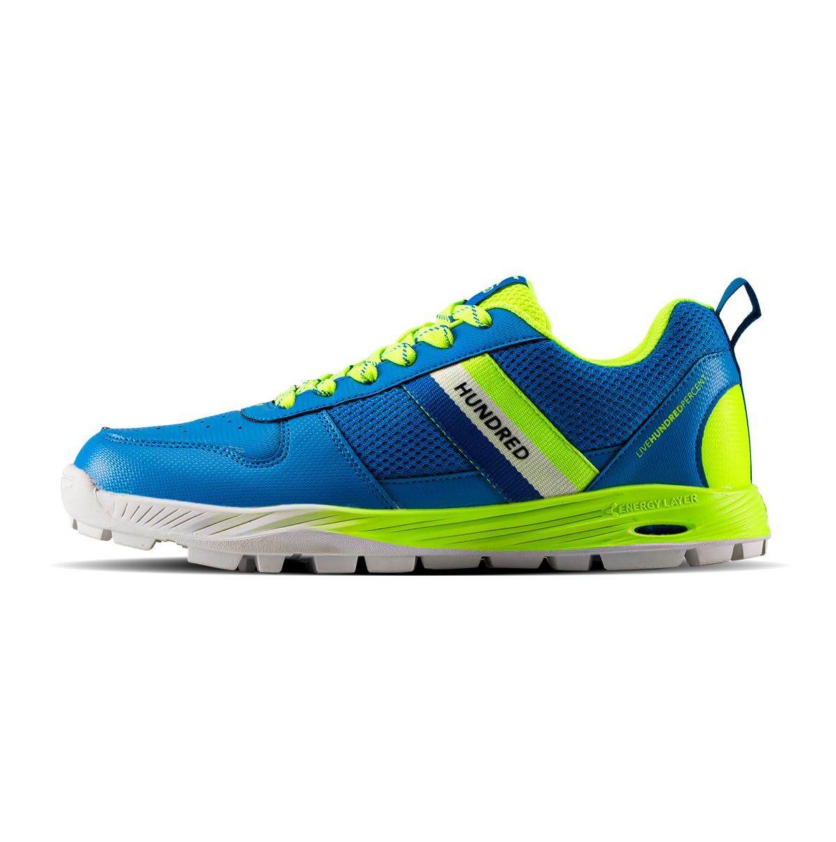 Hundred PitchStrike Cricket Shoes | Multi-Surface Grip with TerraSpike Outsole | Energy Layer Midsole for Cushioning and Support | Lightweig at ₹571 – Amazon