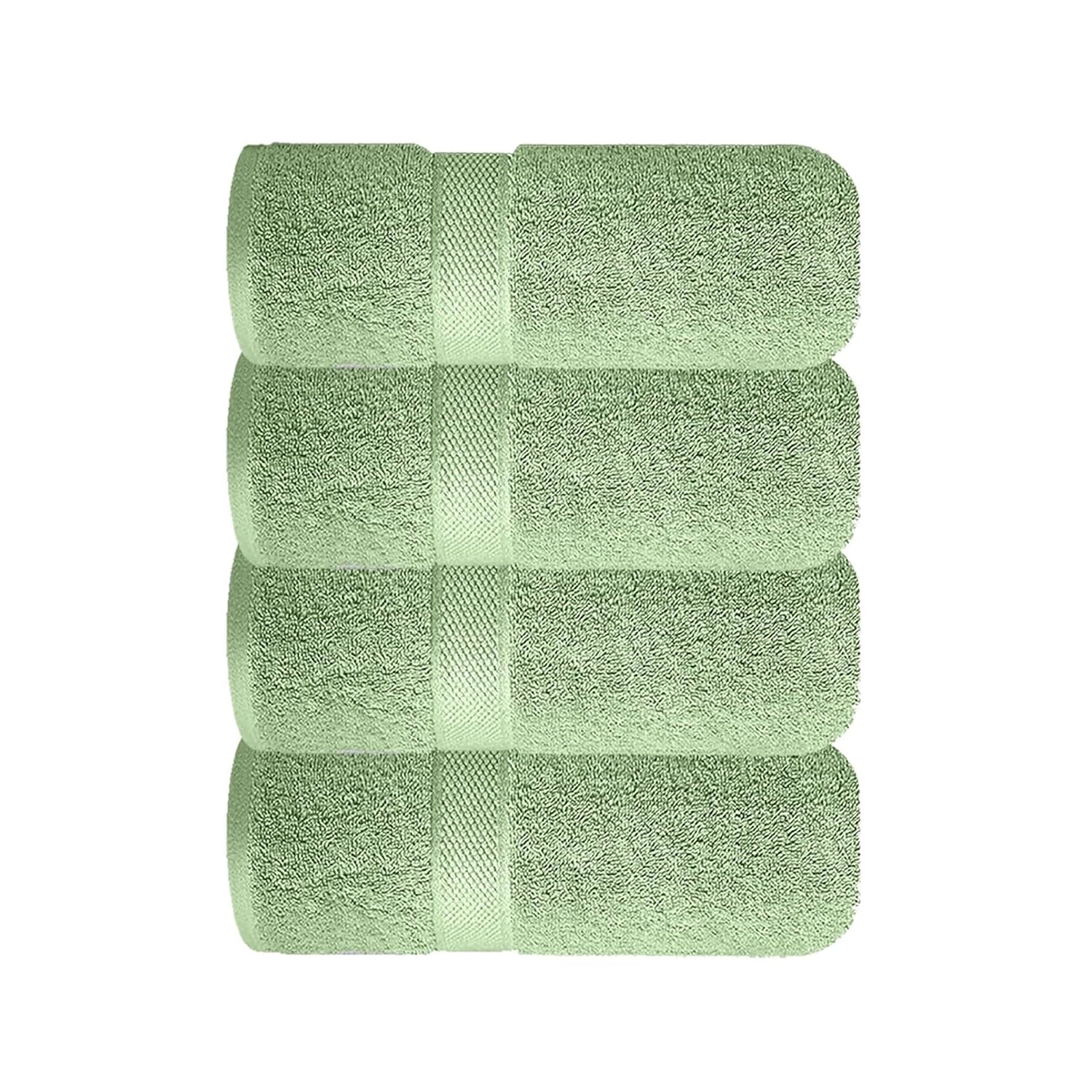 Sulfar 100% Combed Cotton, Quick Drying Highly Absorbent, Luxury Hand Towel Set (Pack of 4, 40 X 70 cm) Nature Green at ₹239 – Amazon