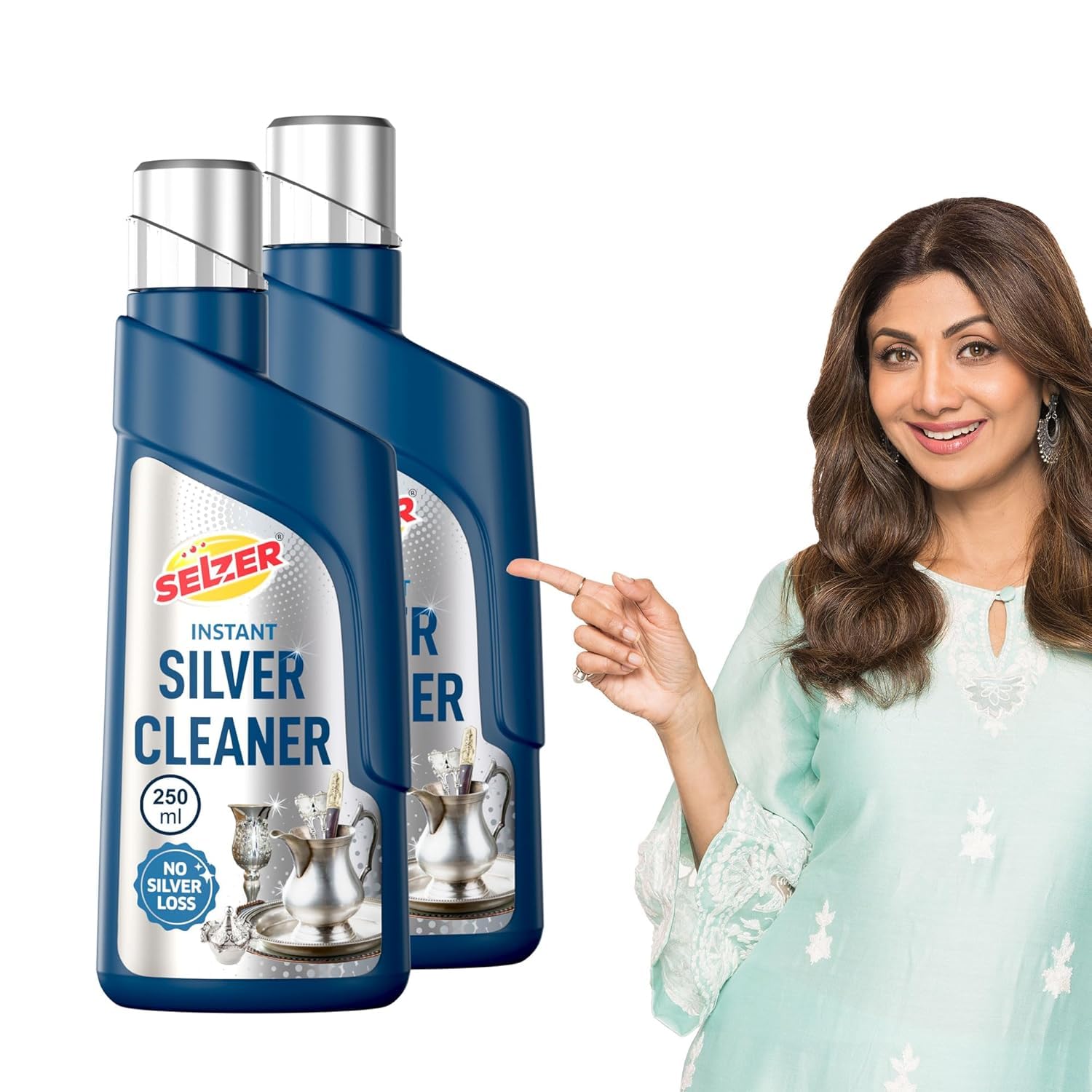 Selzer Silver Dip Cleaner Liquid – 250 ml | Instant Silver Cleaner & Tarnish Remover for Pooja Items, Utensils & Jewellery | Silver Shine Cl at ₹206 – Amazon