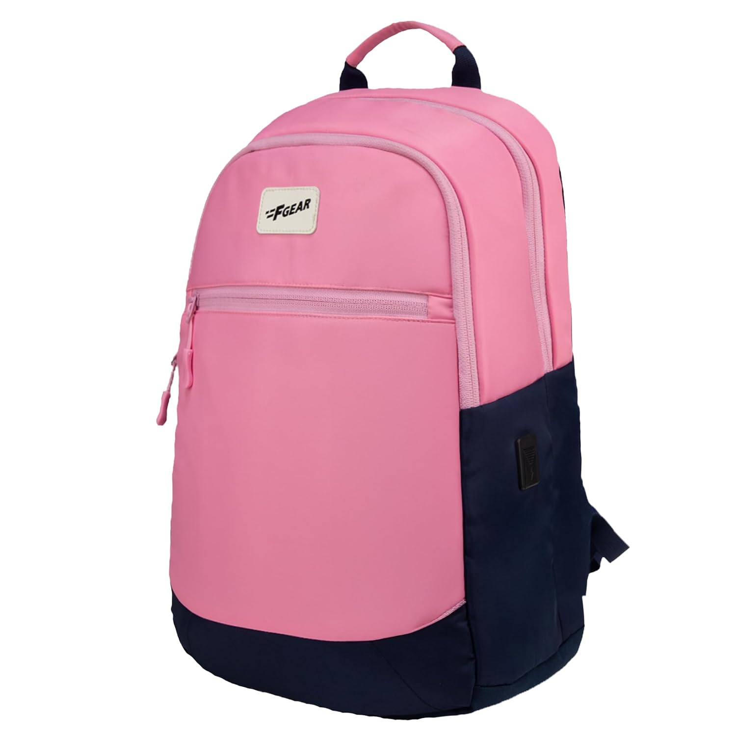 F Gear Balanzo 16L Laptop Backpack for Women & Men| College|2 Compartments, 1 Pocket, USB and TypeC Port|Luggage Strap|Detachable Key Holder at ₹589 – Amazon