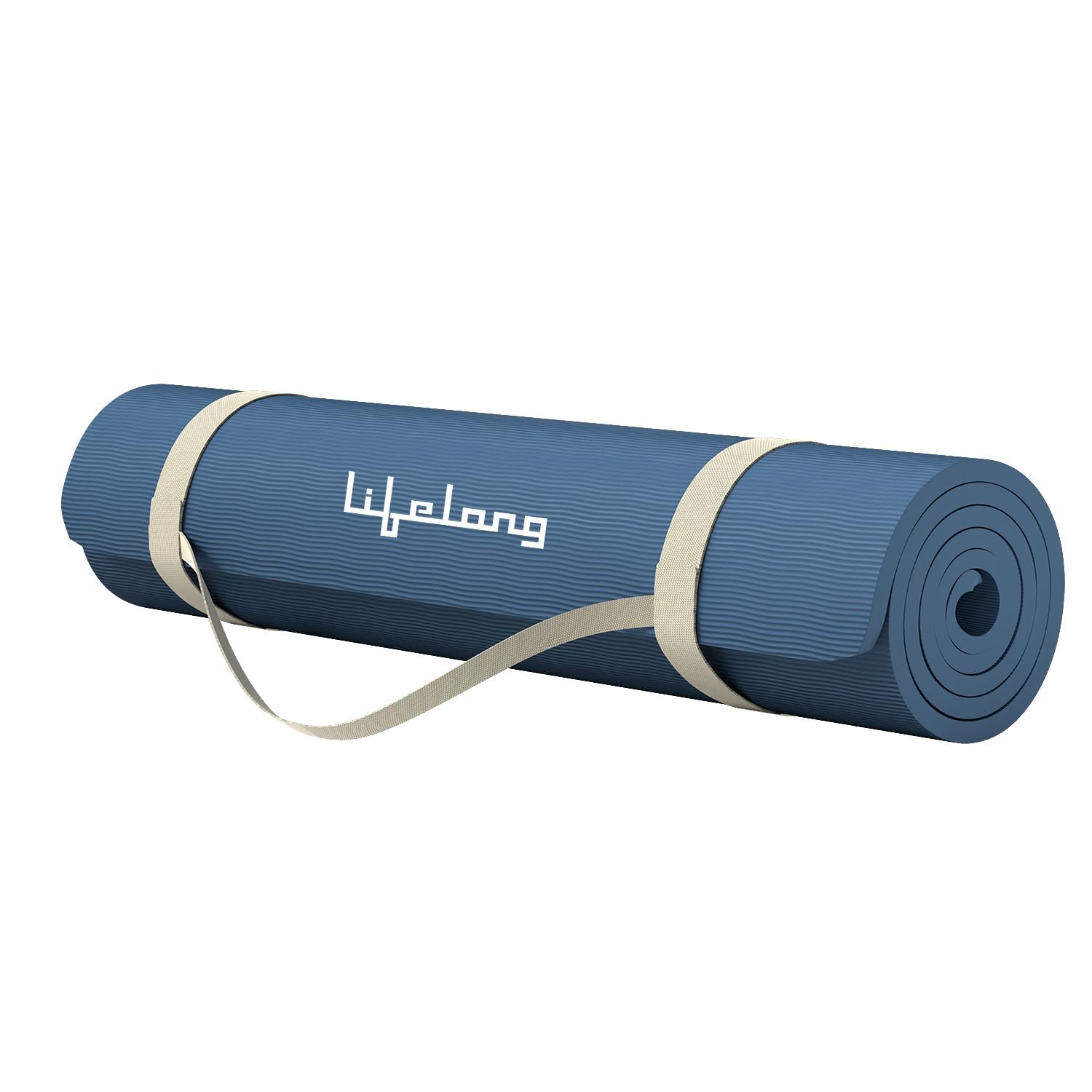 Lifelong Yoga Mat for Gym, Yoga & Home Workout | EVA Material 4mm Thick Anti-Slip Exercise & Fitness Mat with Carry Strap for Men & Women | at ₹299 – Amazon
