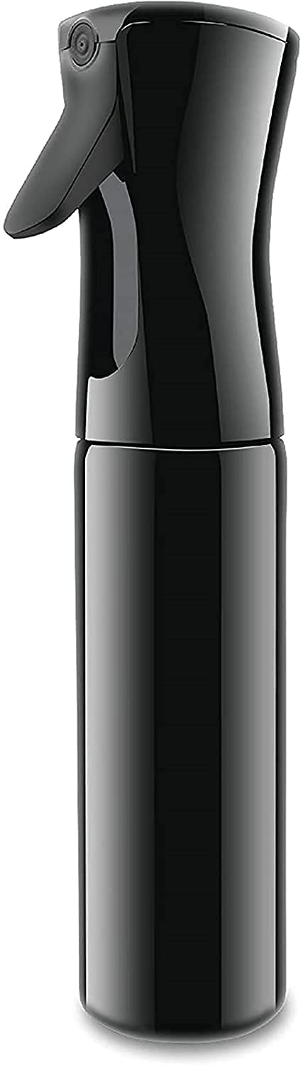 (Black, 300ml) Refillable Empty Mist Water Spray Bottle for Taming Hair in Morning, Hairstyling, Plants, Pets (Black, 300ml) at ₹141 – Amazon