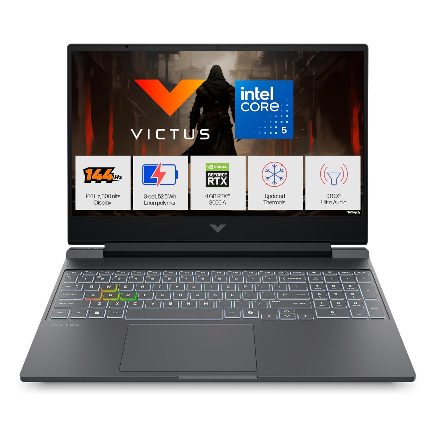 HP Victus, Intel Core 5 210H, 4GB RTX 3050 A (24GB DDR5, 512 at ₹85990 – Amazon