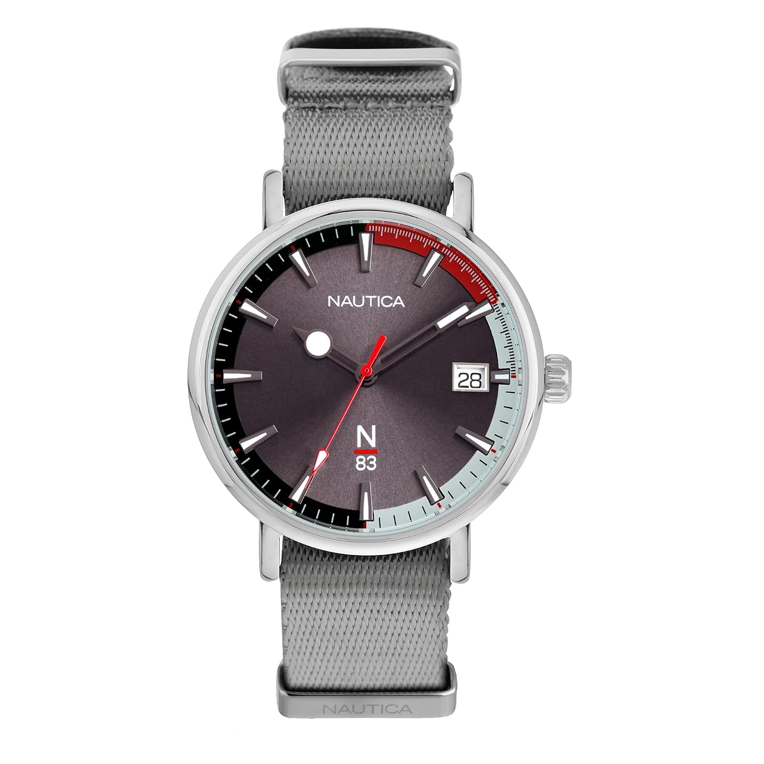 Nautica Round 42mm Gray Dial Analog Men Watch - NAPMYF302 at ₹2398 – Amazon