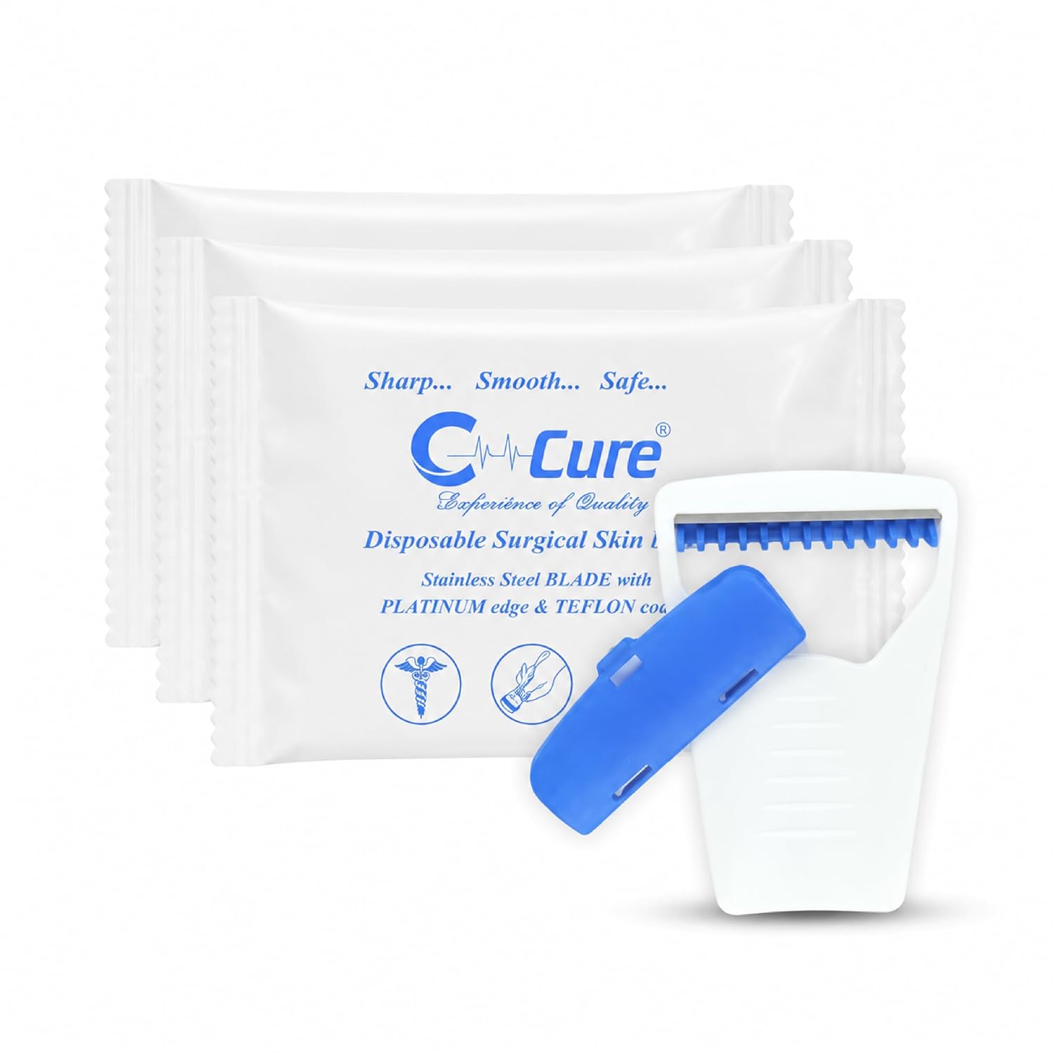 Disposable Razor For Men Pack of 3 | Surgical Skin Blade Use And Throw Shaving Razor With Safety Cap | Manual Beard And Face Grooming | Trav at ₹299 – Amazon