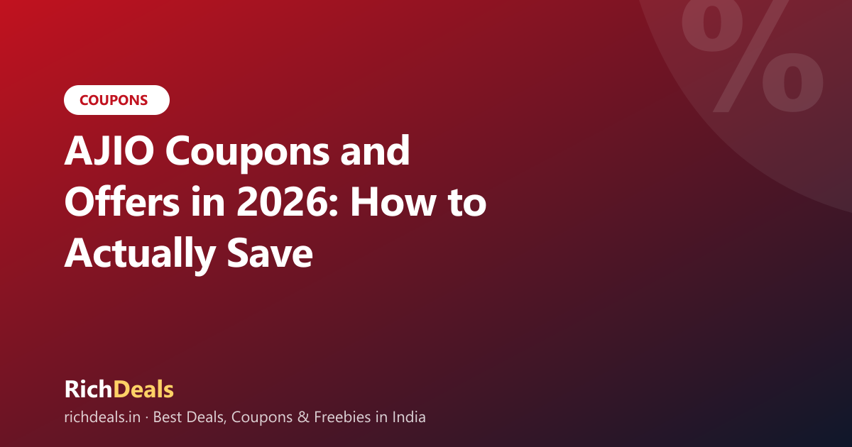 AJIO Coupons & Offers 2026: How to Save in India