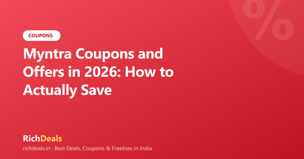 Myntra Coupons and Offers in 2026: How to Actually Save