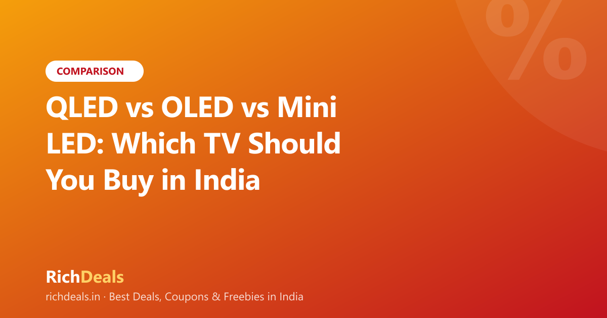 QLED vs OLED vs Mini LED: Which TV Should You Buy in India (2026)?
